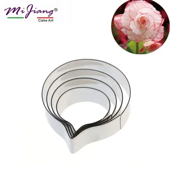 Mijiang Stainless Steel Bulbous Begonia Flower Petals Cake Cutter Slicers Set DIY Fondant Cake Decorating Tools Bakeware A310
Mijiang Stainless Steel Bulbous Begonia Flower Petals Cake Cutter Slicers Set DIY Fondant Cake Decorating Tools Bakeware A310