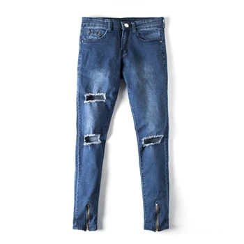 Stripe Ripped Jeans Men hole Hip Hop Super Skinny Fashion Blue Men Jeans Elastic Pant Designer Brand Fashion Slim Fit Ribbon
Stripe Ripped Jeans Men hole Hip Hop Super Skinny Fashion Blue Men Jeans Elastic Pant Designer Brand Fashion Slim Fit Ribbon