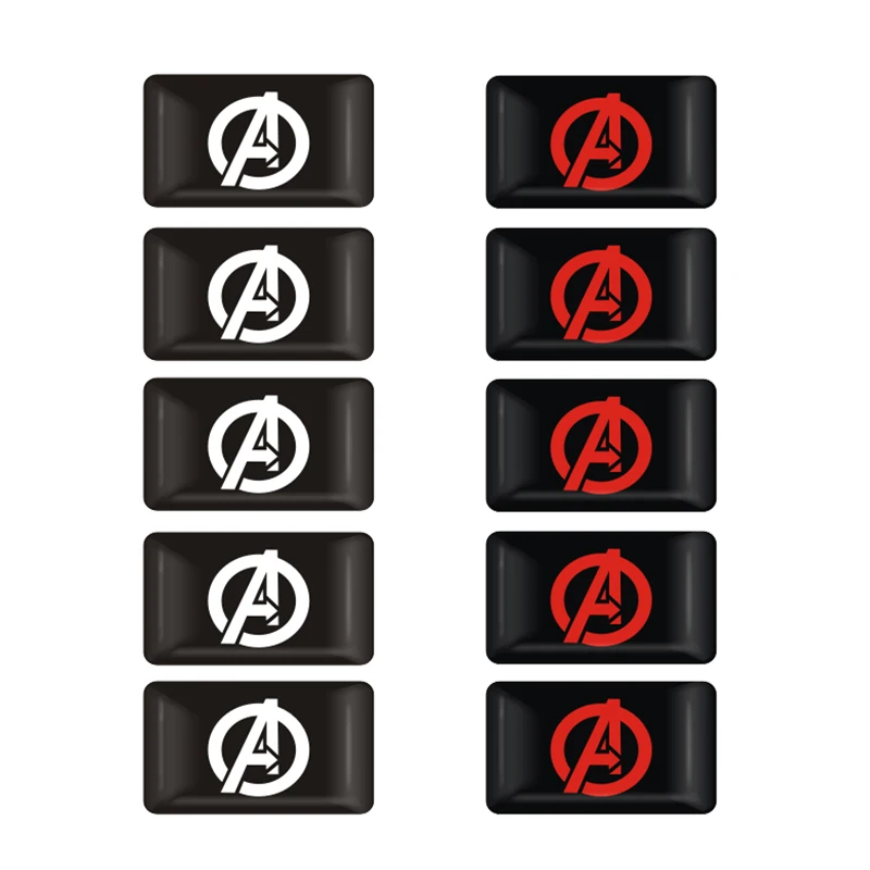 10PCS Car styling Super hero Avengers crystal epoxy resin sticker badge Laptop Skateboard Bike Motorcycle Fridge Sticker
10PCS Car styling Super hero Avengers crystal epoxy resin sticker badge Laptop Skateboard Bike Motorcycle Fridge Sticker