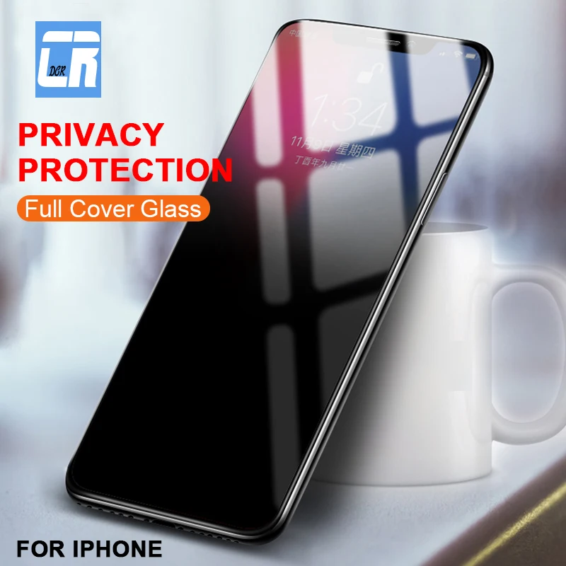 Anti-spy Full Cover Tempered Glass for iPhone X XS MAX XR Screen Protector Film for iPhone 6 6s 7 8 Plus Protective Glass
Anti-spy Full Cover Tempered Glass for iPhone X XS MAX XR Screen Protector Film for iPhone 6 6s 7 8 Plus Protective Glass