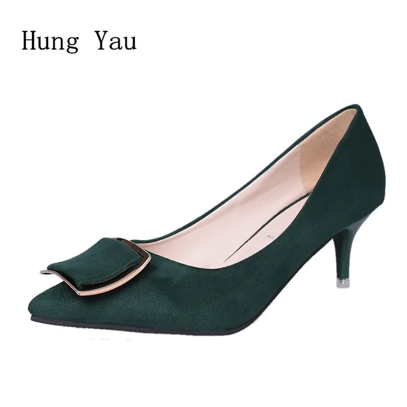 Women High Heels Shoes Casual Pumps Shallow Pointed Toe Thin Heels Woman Walking 2018 Autumn Fashion Slip On Comfortable
Women High Heels Shoes Casual Pumps Shallow Pointed Toe Thin Heels Woman Walking 2018 Autumn Fashion Slip On Comfortable