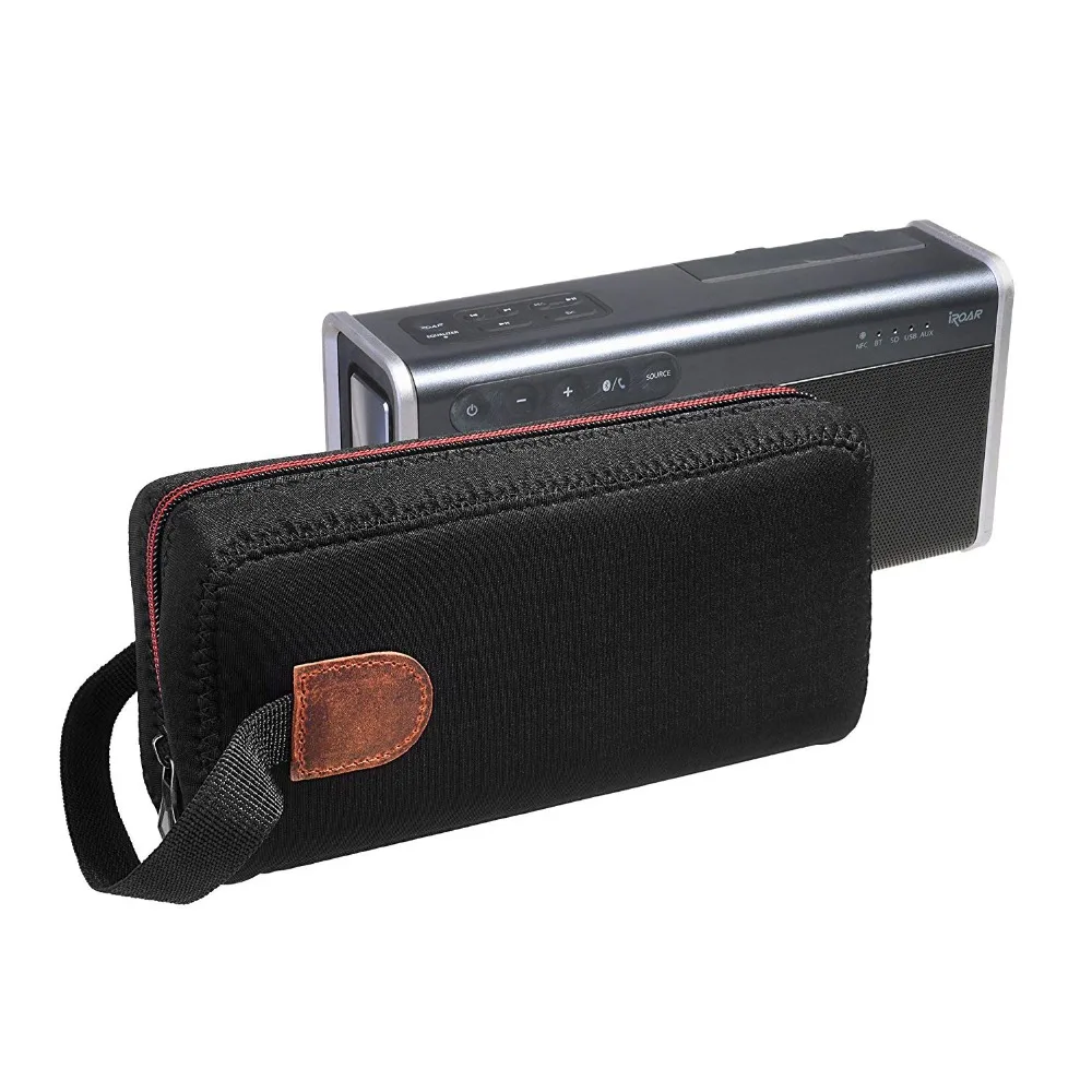 for Creative iRoar Go Neoprene Carrying Case Bag with Leather Accent for iRoar Go
for Creative iRoar Go Neoprene Carrying Case Bag with Leather Accent for iRoar Go