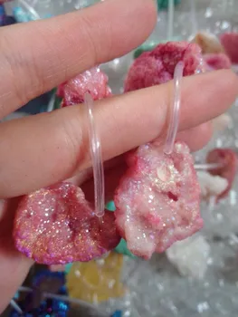 10pcs/lot Red Color Druzy Crystal Geode Freeshape Quartz Stone Pendant Neckace 30mm Each Druzy Crystal Rock Gems Necklace
10pcs/lot Red Color Druzy Crystal Geode Freeshape Quartz Stone Pendant Neckace 30mm Each Druzy Crystal Rock Gems Necklace