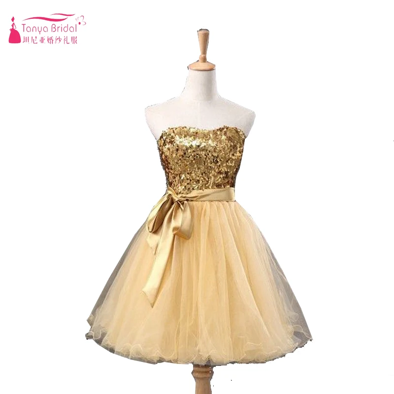 Sequined Gold Homecoming Dresses Short TuTu skirts Prom Party cocktail Dress Graduation Dress quinceanera 2016 dress Z261
Sequined Gold Homecoming Dresses Short TuTu skirts Prom Party cocktail Dress Graduation Dress quinceanera 2016 dress Z261
