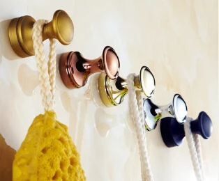 fashion brass wall hanger rack coat hooks decorative wall hook&racks kitchen hanger cloth hanger