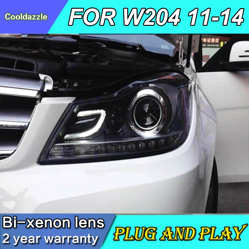 For Mercedes-benz W204 LED Head Lamp Bi-Xenon Projector Lens 2012 2013 2014 Year With Daytime Running Lights
For Mercedes-benz W204 LED Head Lamp Bi-Xenon Projector Lens 2012 2013 2014 Year With Daytime Running Lights