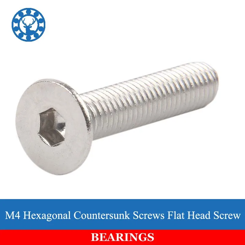 50Pcs DIN7991 GB70.3 ISO10642 JISB1194 M4 304 Stainless Steel Hexagonal Countersunk Screws Flat Head Screw
50Pcs DIN7991 GB70.3 ISO10642 JISB1194 M4 304 Stainless Steel Hexagonal Countersunk Screws Flat Head Screw