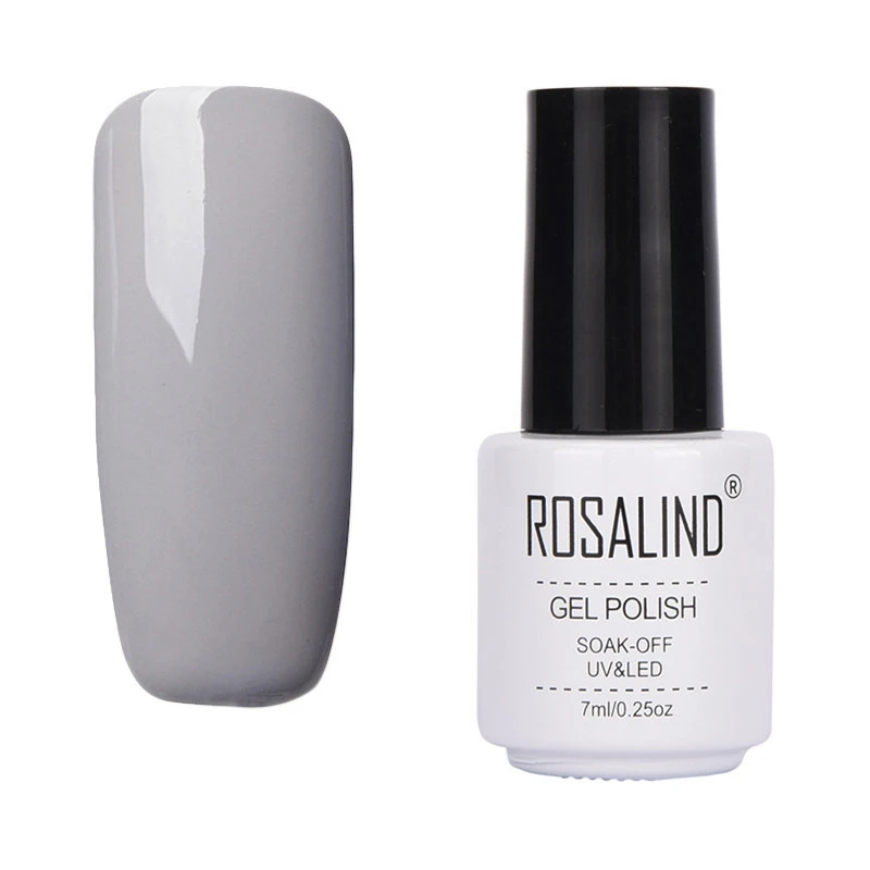 ROSALIND Gel 1S Gel Nail Polish Nail Art Gray Colors Hybrid Varnishes LED UV Gel Polish Semi Permanent For Nails Manicure
ROSALIND Gel 1S Gel Nail Polish Nail Art Gray Colors Hybrid Varnishes LED UV Gel Polish Semi Permanent For Nails Manicure