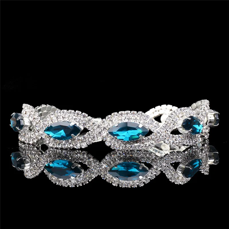 ROMAD Fashion Ladies Silver Plated Cubic Zirconia Bracelets Royal Blue Purple Stone Bracelets Jewelry Bangle For Wedding Gift R4
ROMAD Fashion Ladies Silver Plated Cubic Zirconia Bracelets Royal Blue Purple Stone Bracelets Jewelry Bangle For Wedding Gift R4