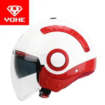 2017 Summer New YOHE Double lens Half Face Motorcycle helmet MINI Electric bicycle Motorbike helmets made of ABS and PC Visor
2017 Summer New YOHE Double lens Half Face Motorcycle helmet MINI Electric bicycle Motorbike helmets made of ABS and PC Visor