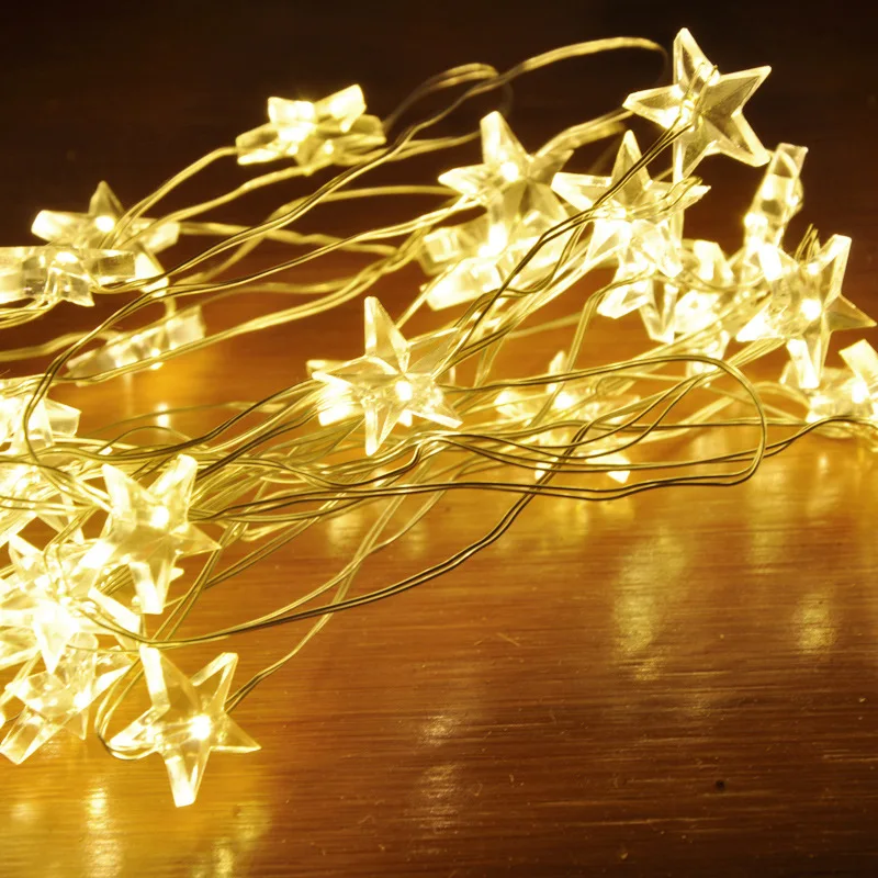 5M 50LEDS/10M 100LEDS Christmas Copper Wire LED Fairy Star/Snowflake String Light Battery-operated for Wedding Party Decorations
5M 50LEDS/10M 100LEDS Christmas Copper Wire LED Fairy Star/Snowflake String Light Battery-operated for Wedding Party Decorations
