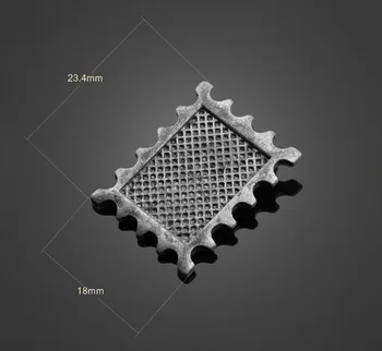 50pcs Antique Pewter Square Frame Charms Pendants -DIY Jewelry Findings Necklace Bracelet Fashion Accessories 23.4mm X 18mm
50pcs Antique Pewter Square Frame Charms Pendants -DIY Jewelry Findings Necklace Bracelet Fashion Accessories 23.4mm X 18mm