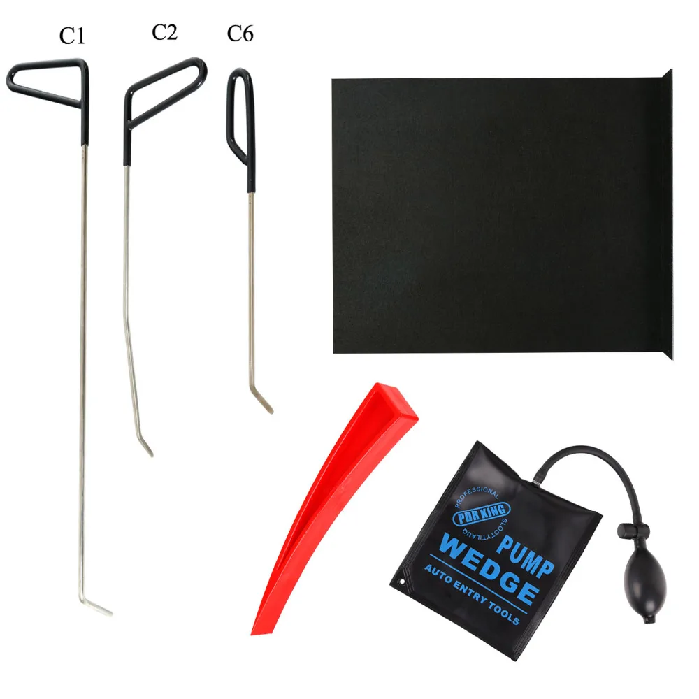 WHDZ 3pcs Hook Rods Paintless Dent Repair Tools Car window protector Window guard Dent removal tools car pump wedge set kit
WHDZ 3pcs Hook Rods Paintless Dent Repair Tools Car window protector Window guard Dent removal tools car pump wedge set kit