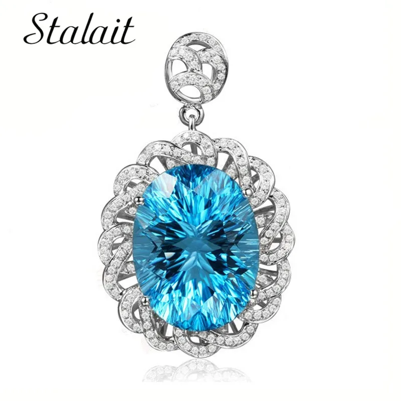 20% off Trendy Oval Crystal Pendant Necklace Blue Silver Color Christmas Gift Women Mother Princess Kate Necklace Collier Fem
20% off Trendy Oval Crystal Pendant Necklace Blue Silver Color Christmas Gift Women Mother Princess Kate Necklace Collier Fem