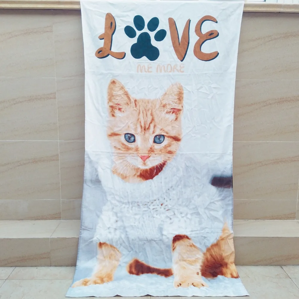 70*140cm pet Dog Cat Printed Beach Towel cotton Bath Towels Towels Bathroom Picnic Blanket Kids Mat Pet bath towel
70*140cm pet Dog Cat Printed Beach Towel cotton Bath Towels Towels Bathroom Picnic Blanket Kids Mat Pet bath towel