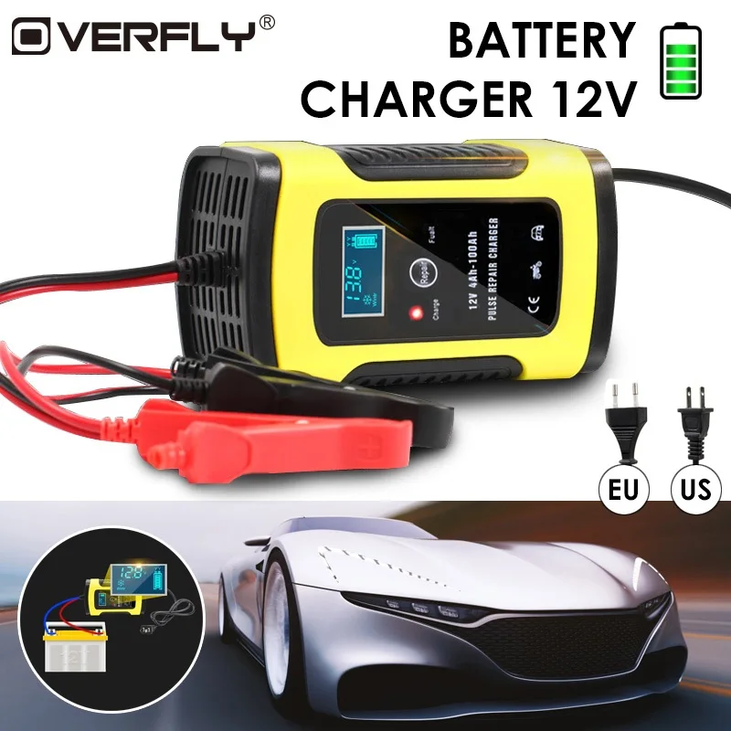 Universal 6A 12v Intelligent Smart Motorcycle Car Battery Pulse Charger Repair Type Lead Acid Storage Charger Battery Auto
Universal 6A 12v Intelligent Smart Motorcycle Car Battery Pulse Charger Repair Type Lead Acid Storage Charger Battery Auto