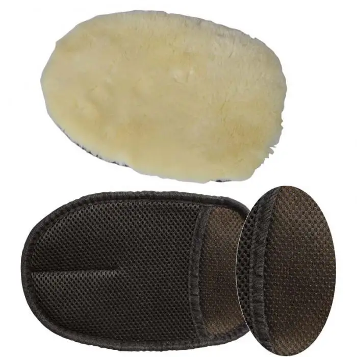 Car Styling Wool Soft Car Washing Gloves Cleaning Brush Motorcycle Washer Care Products DXY88