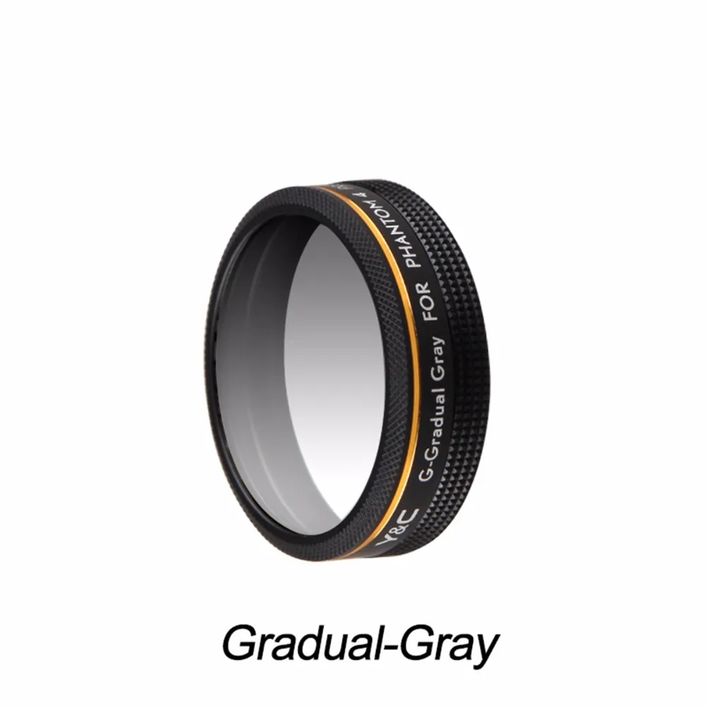 Color graduado Gradual Azul Lente Filtro para DJI Phantom 4 3 Pro avanzadas de cámara