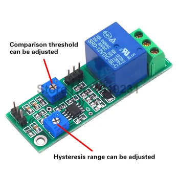 5V 12V Hysteresis Voltage Comparator Module Threshold Adjustable High Level and Switch Dual Output Jitter Comparator Board
5V 12V Hysteresis Voltage Comparator Module Threshold Adjustable High Level and Switch Dual Output Jitter Comparator Board
