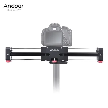 

Andoer FT-40 Retractable Camera Video Slider Dolly Track Rail Stabilizer 40-80cm Constructed for Canon Nikon Sony DSLR Camcorder