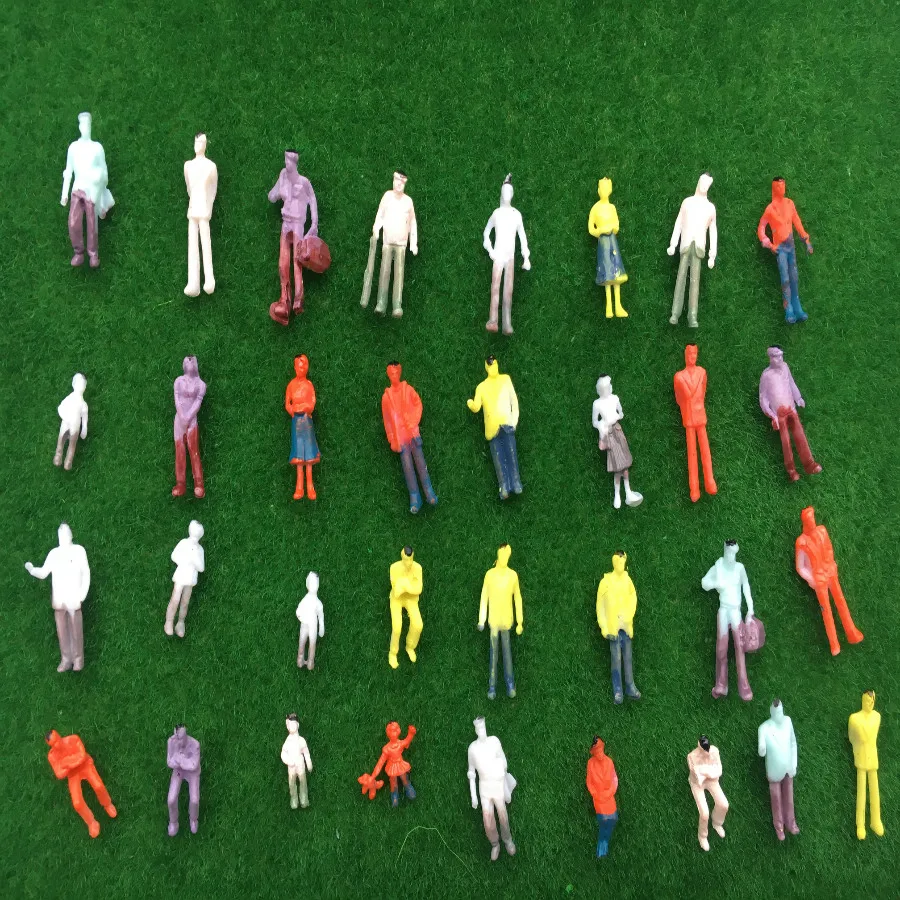 Architectural scale model train layout 100pcs scale 1:100 street passengers painted figures for landscape models making
Architectural scale model train layout 100pcs scale 1:100 street passengers painted figures for landscape models making