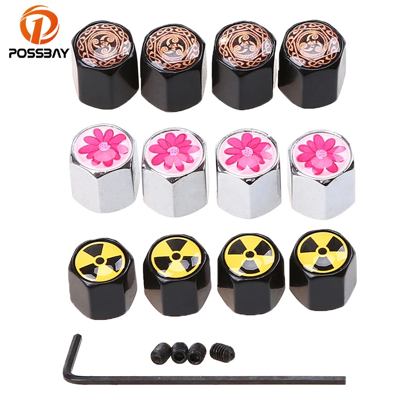 POSSBAY Universal Metal Anti-theft Car Tyre Air Valve Caps Auto Tire Air Stem Cap Anti Theft Dust Covers
POSSBAY Universal Metal Anti-theft Car Tyre Air Valve Caps Auto Tire Air Stem Cap Anti Theft Dust Covers