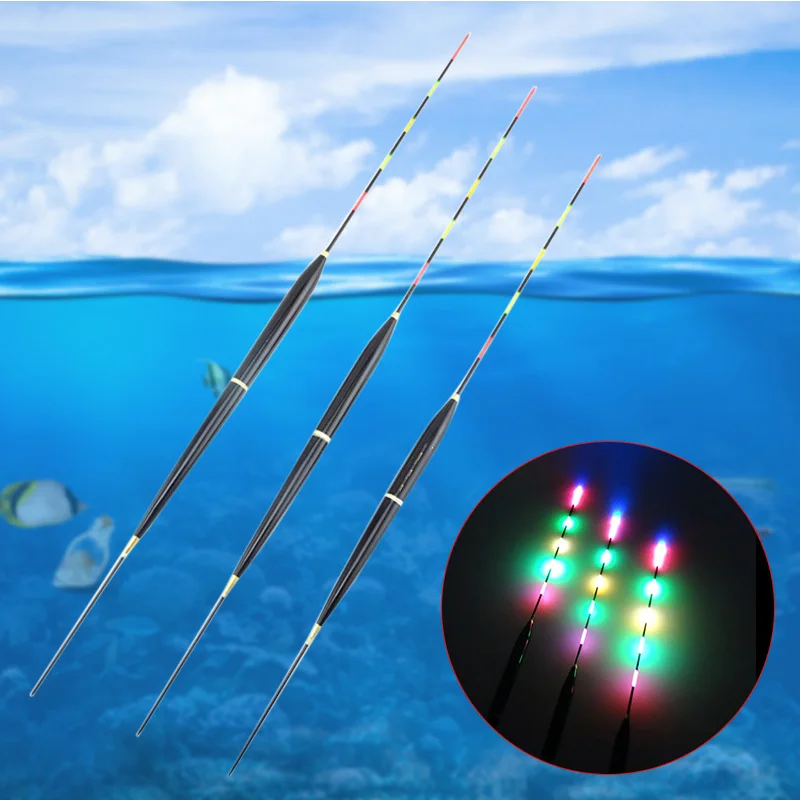 Electronic Luminous Lighting Fishing Floats Durable Buoyant 5 Light-up Fishing Drift with Battery ALS88
Electronic Luminous Lighting Fishing Floats Durable Buoyant 5 Light-up Fishing Drift with Battery ALS88