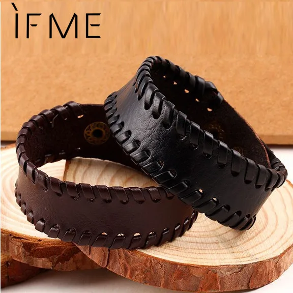 Fashion Punk Charm Wrap Leather Bracelets & Bangles Braided Rope Wristband Men Bracelet Jewelry Black and Brown Colors Gift
Fashion Punk Charm Wrap Leather Bracelets & Bangles Braided Rope Wristband Men Bracelet Jewelry Black and Brown Colors Gift