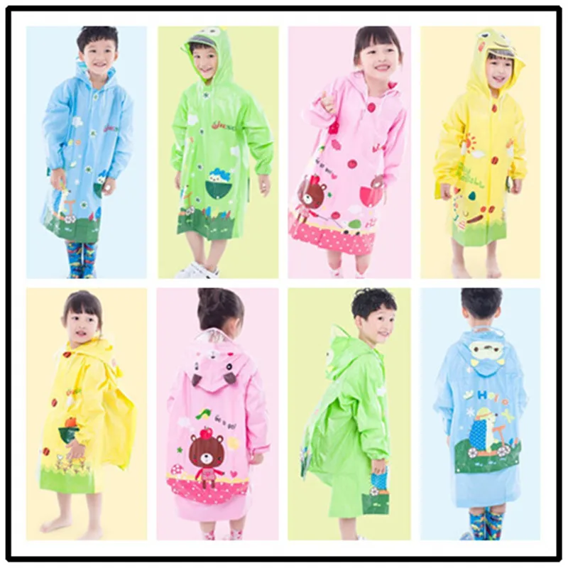 Cartoon PVC Children Waterproof Raincoat Baby Boys Girls Impermeable Reflective Poncho Outdoor Cute Breathable Cloak Rain Jacket
Cartoon PVC Children Waterproof Raincoat Baby Boys Girls Impermeable Reflective Poncho Outdoor Cute Breathable Cloak Rain Jacket