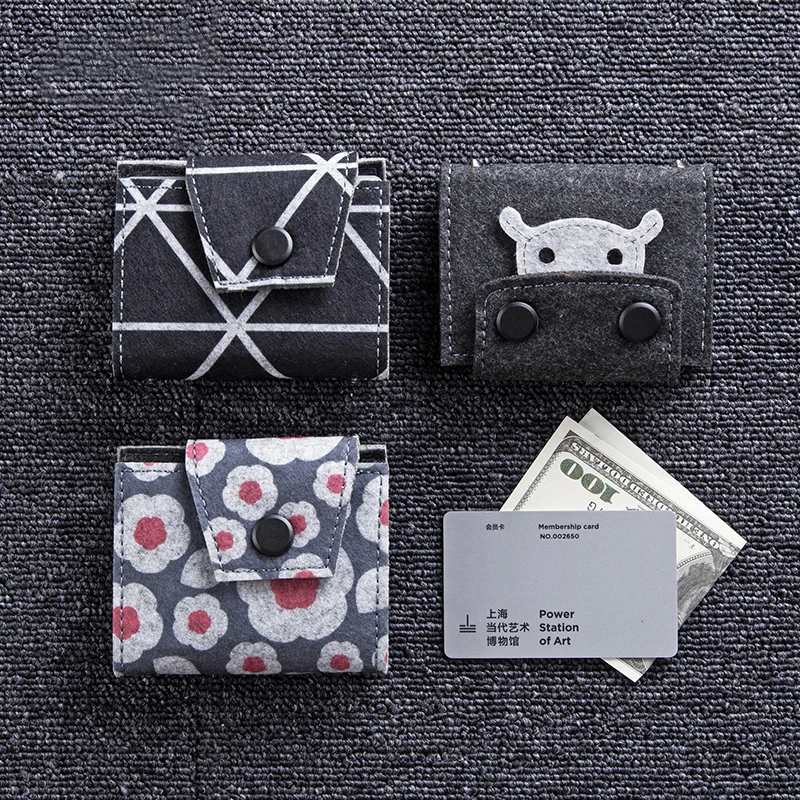 Portable Bank card storage bag Business cards holder Felt multi-card package student bus card Organizer Tarjeta de credito pouch
Portable Bank card storage bag Business cards holder Felt multi-card package student bus card Organizer Tarjeta de credito pouch