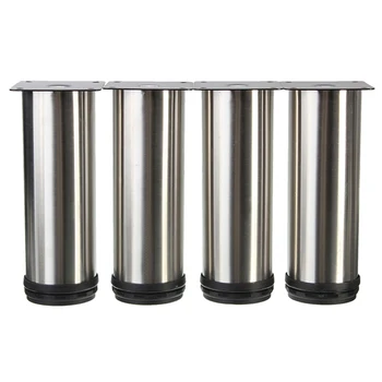 4Pcs Cabinet Legs Adjustable Stainless Steel Furniture Feet Round Stand Holder 15cm
4Pcs Cabinet Legs Adjustable Stainless Steel Furniture Feet Round Stand Holder 15cm