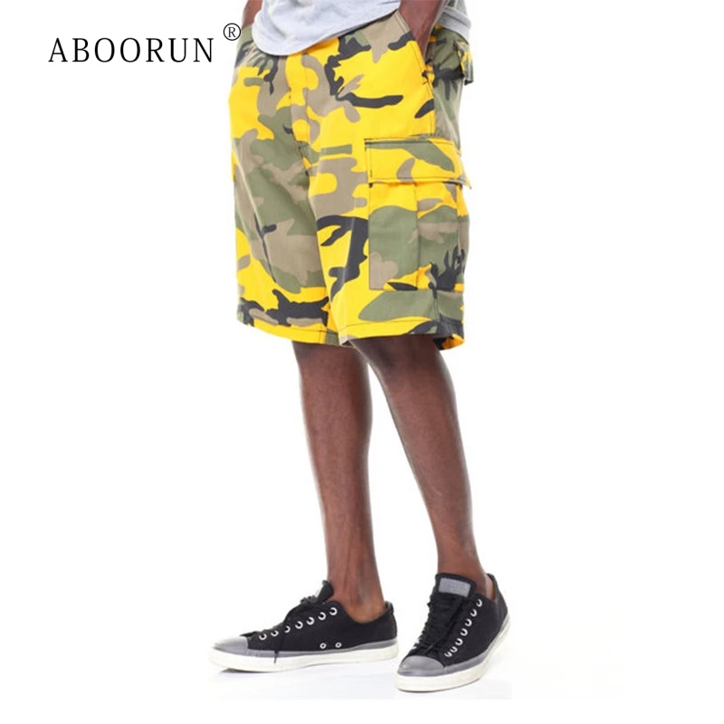 ABOORUN Men's Hip Hop Cargo Shorts Multi Pockets Camou Printed Shorts Summer Cotton Shorts for Male R477
ABOORUN Men's Hip Hop Cargo Shorts Multi Pockets Camou Printed Shorts Summer Cotton Shorts for Male R477