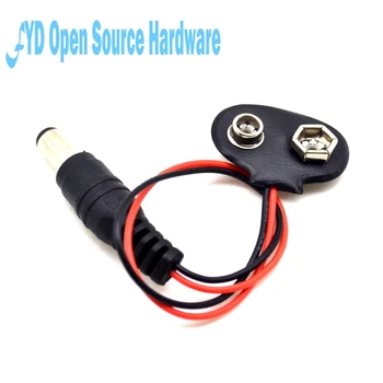 10pcs/lot Experimental 9V battery snap power cable to DC 9V clip male line battery adapter for uno r3
10pcs/lot Experimental 9V battery snap power cable to DC 9V clip male line battery adapter for uno r3