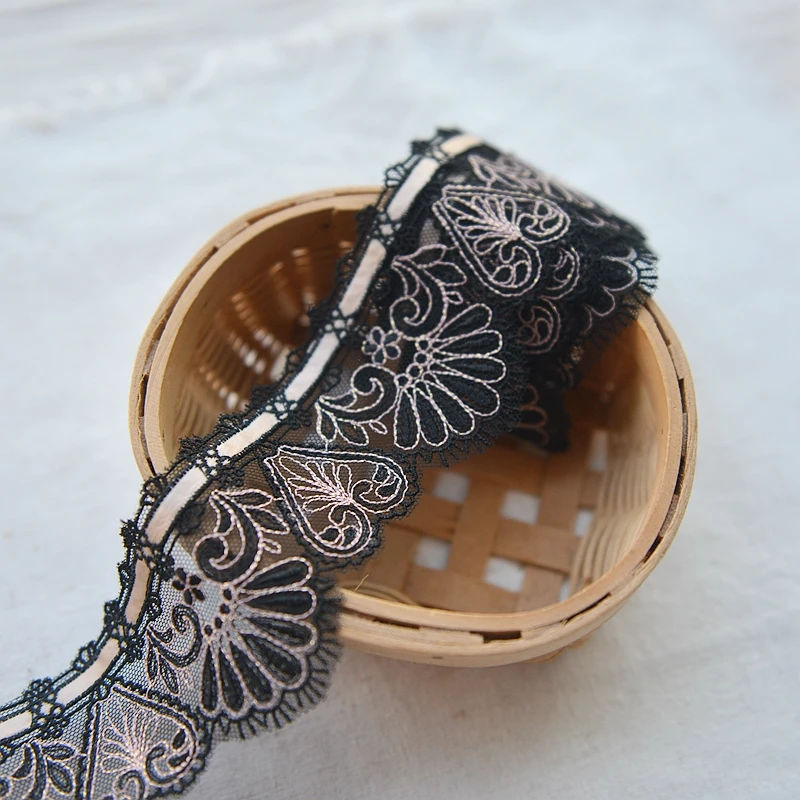 hot sale Black gauze embroidery lace Dress dress cloth art materials Lace accessories
hot sale Black gauze embroidery lace Dress dress cloth art materials Lace accessories