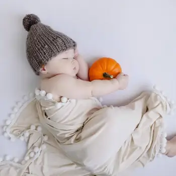 2019 Brand New Baby Nreborn Infant Muslin Swaddle Blankets Pom Balls Tassel Solid Swaddle Sleep Wrap Newborn Photography Blanket
2019 Brand New Baby Nreborn Infant Muslin Swaddle Blankets Pom Balls Tassel Solid Swaddle Sleep Wrap Newborn Photography Blanket