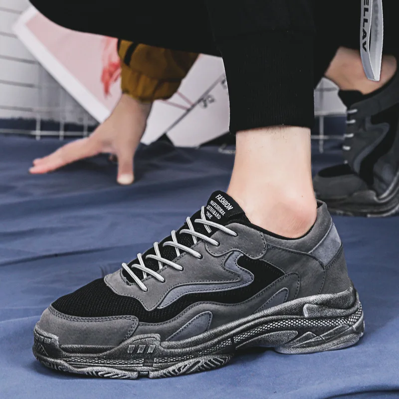 Gray Shoes Men Retro Platform Sneaker Men Footwear Breathable Chunky Shoes Man Trainers Tenis Masculino Men's Daddy Shoes
Gray Shoes Men Retro Platform Sneaker Men Footwear Breathable Chunky Shoes Man Trainers Tenis Masculino Men's Daddy Shoes