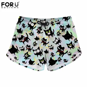 FORUDESIGNS Cute Women Shorts Animal Cat Pattern Beach Summer Ladies Harajuku Short Pants for Girls Fitness Short Mujer Casual
FORUDESIGNS Cute Women Shorts Animal Cat Pattern Beach Summer Ladies Harajuku Short Pants for Girls Fitness Short Mujer Casual