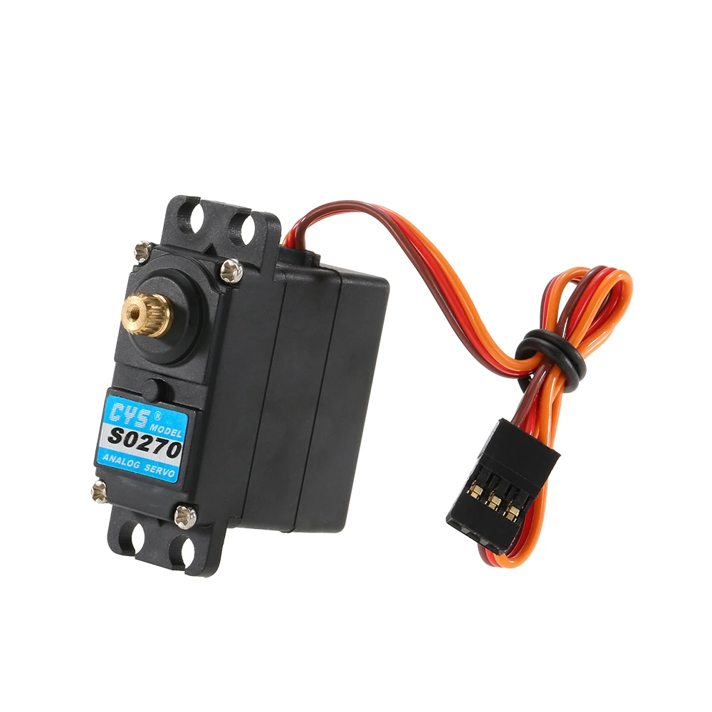 

CYS S0270 27g Analog Metal Gear Analog Standard Servo for RC Drone Boat and 1:12 RC Car