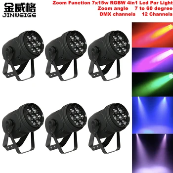 Free Shipping 6pcs/Lot Zoom 7x15w 4in1 RGBW Zoom Function 7-60 Degree Led Par Light Dj DMX512 Controller Led Par Light
Free Shipping 6pcs/Lot Zoom 7x15w 4in1 RGBW Zoom Function 7-60 Degree Led Par Light Dj DMX512 Controller Led Par Light