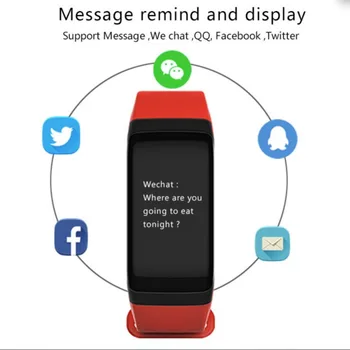 EDAL Fitness Tracker Fashion Wristband Heart Rate Monitor Smart Band F1 Smartband Blood Pressure With Pedometer Bracelet
EDAL Fitness Tracker Fashion Wristband Heart Rate Monitor Smart Band F1 Smartband Blood Pressure With Pedometer Bracelet
