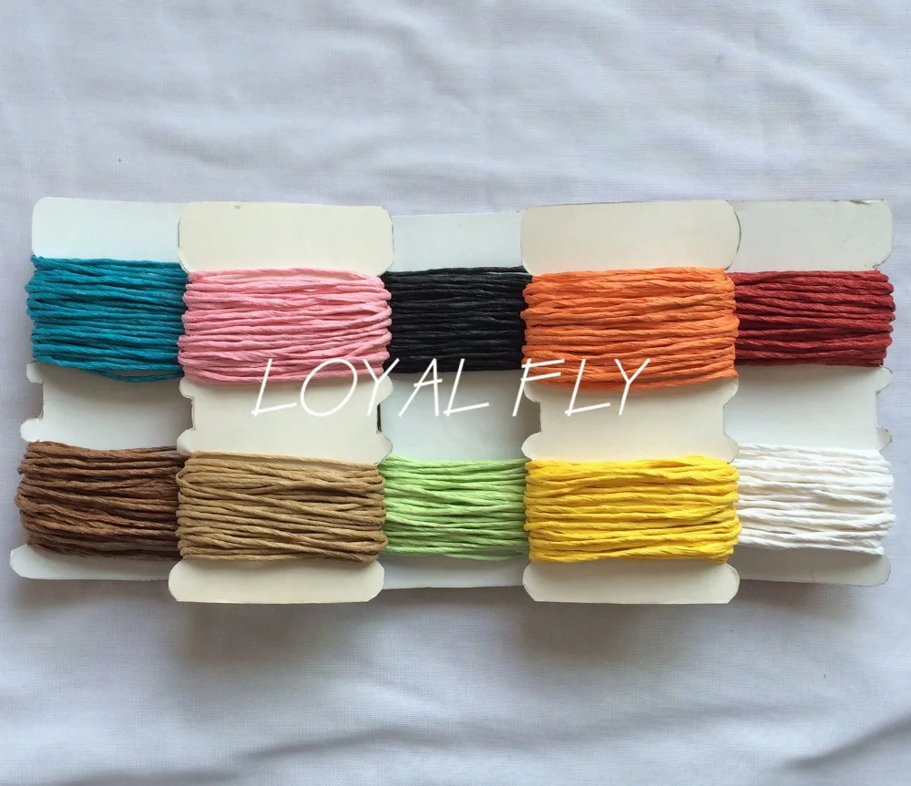 50packs/lot (1000yards) 10mix color paper twine twisted paper string, paper raffia rope for DIY Craft gift Packing
50packs/lot (1000yards) 10mix color paper twine twisted paper string, paper raffia rope for DIY Craft gift Packing