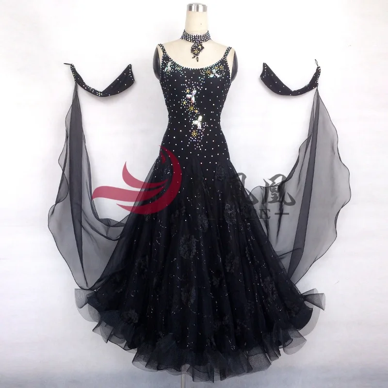 

High-end International Standard Ballroom Smooth Dance Competition Dress, /Ballroom Standard Tango Waltz Dance Dress