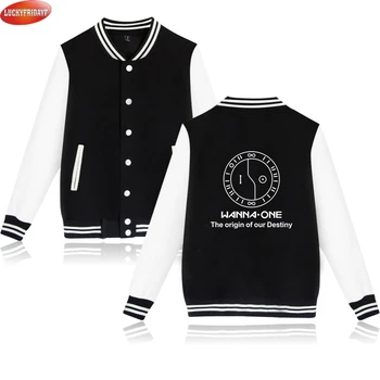 LUCKYFRIDAYF Wanna One Kpop Printed Baseball Jackets Women/Men Long Sleeve Casual Jackets 2018 Fashion Streetwear Clothes
LUCKYFRIDAYF Wanna One Kpop Printed Baseball Jackets Women/Men Long Sleeve Casual Jackets 2018 Fashion Streetwear Clothes