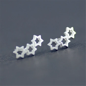 Fashion Silver Color Star Stud Earrings For Women Girl Wedding Party Pendientes
Fashion Silver Color Star Stud Earrings For Women Girl Wedding Party Pendientes