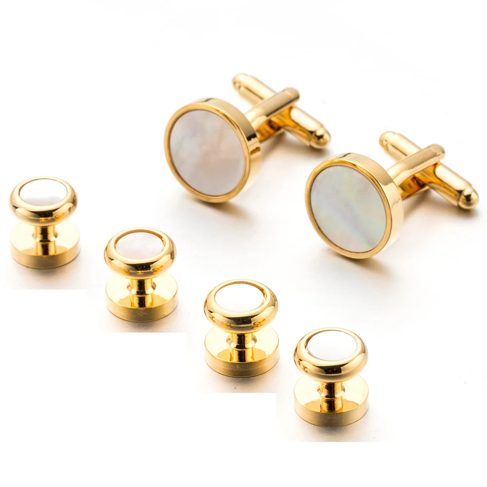 2018 VAGULA Men Jewelry Tuxedo Cufflinks and Collar Studs Shell Cuff links Collar Studs 6pcs set Gemelos 498
2018 VAGULA Men Jewelry Tuxedo Cufflinks and Collar Studs Shell Cuff links Collar Studs 6pcs set Gemelos 498