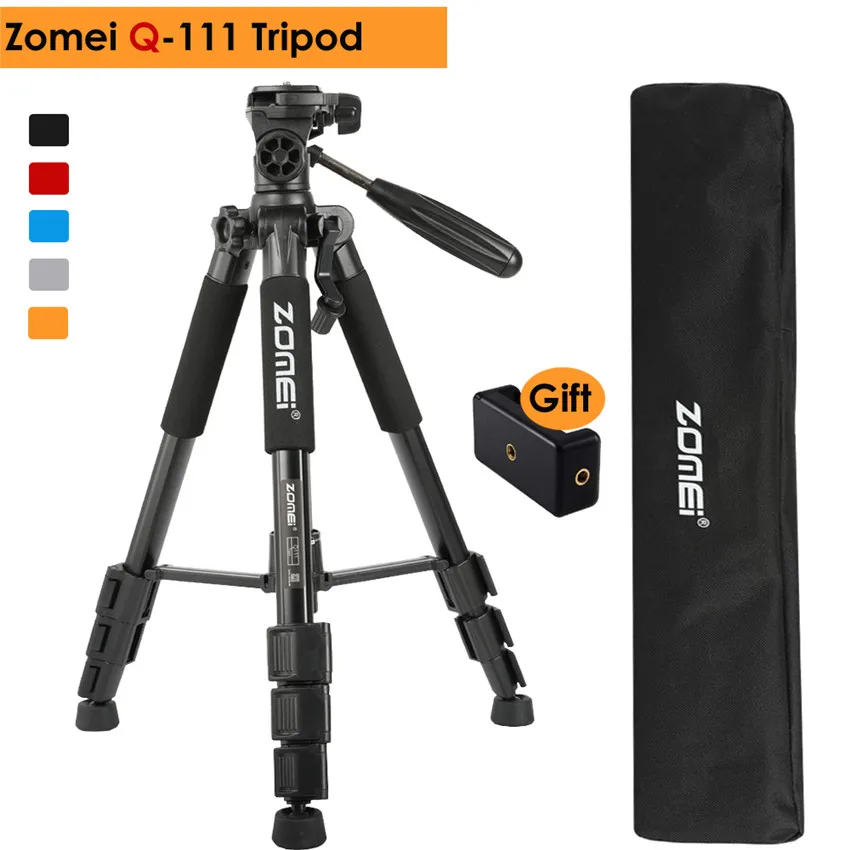 Original ZOMEI Q111 Professional Portable Travel Aluminum Alloy Camera Tripod Pan Head for Canon Nikon SLR Gift Phone Holder
Original ZOMEI Q111 Professional Portable Travel Aluminum Alloy Camera Tripod Pan Head for Canon Nikon SLR Gift Phone Holder