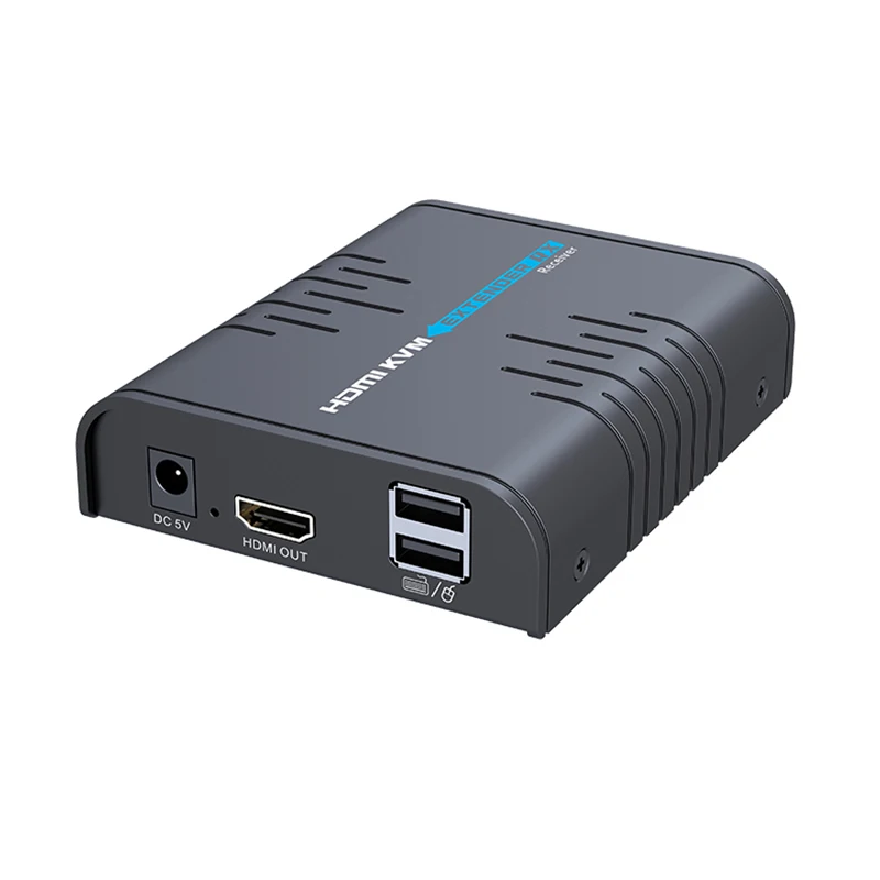Ресивер только для LKV373 KVM Новый USB HDMI KVM-удлинитель сигнала до 120 м/футов поддержка