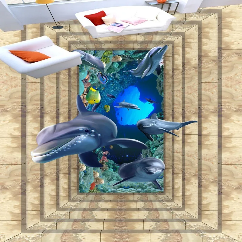 Free shipping custom living room bathroom floor waterproof self-adhesive chinese photo wallpaper 3D Sea World flooring mural Free shipping custom living room bathroom floor waterproof self-adhesive chinese photo wallpaper 3D Sea World flooring mural<br><br>Aliexpress