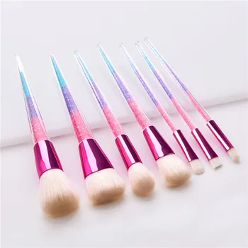 7pcs Makeup Brushes Set Candy Color Handle Foundation Powder Blush EyeShadow Lip Brush Beauty Makeup Tools T07064 
7pcs Makeup Brushes Set Candy Color Handle Foundation Powder Blush EyeShadow Lip Brush Beauty Makeup Tools T07064