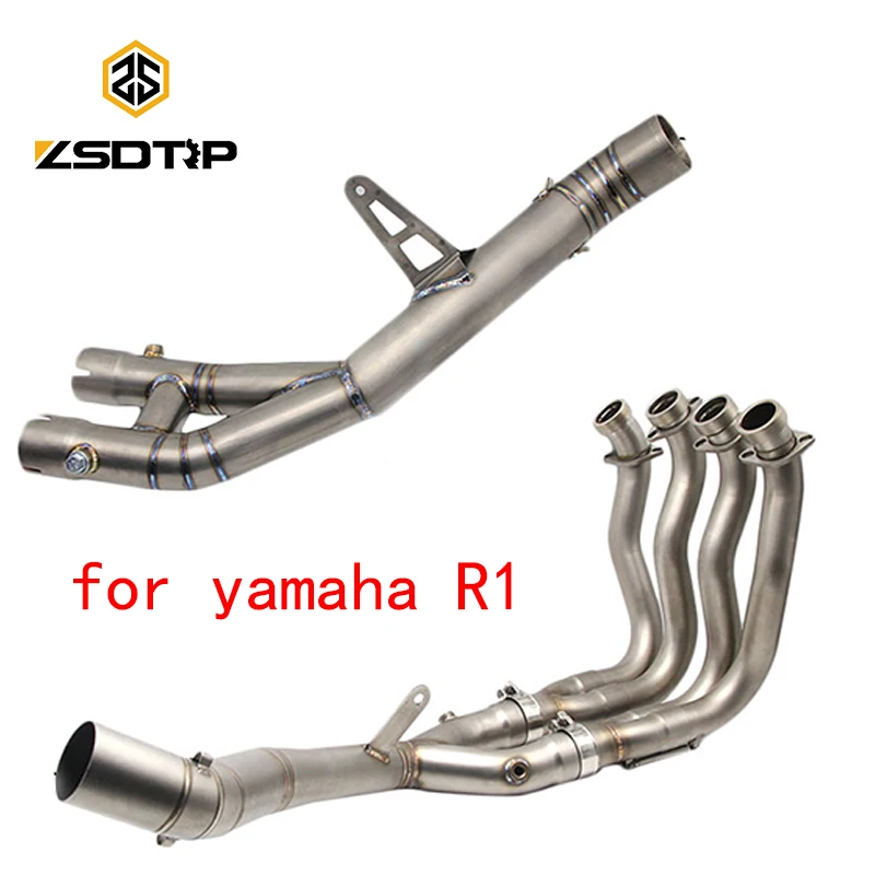 ZSDTRP For Yamaha R1 YZF-R1 MT-10 FZ-10 2015-2018 Motorcycle Modified Exhaust Pipe Escape Moto Front Mid Link Tube Slip-on
ZSDTRP For Yamaha R1 YZF-R1 MT-10 FZ-10 2015-2018 Motorcycle Modified Exhaust Pipe Escape Moto Front Mid Link Tube Slip-on